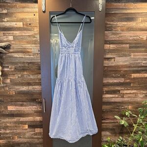 Madewell Empire-Waist Tiered Maxi Dress